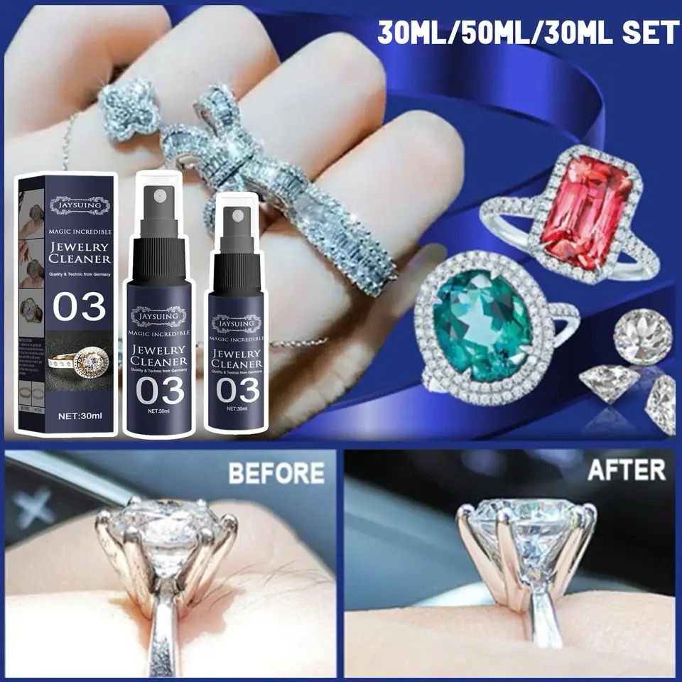 30ml Set Jewelry Detergent cleaner 
Cleaning Gold Watch Diamond Rust Decontamination Dial Cleaning Spray Effective Rust Removal