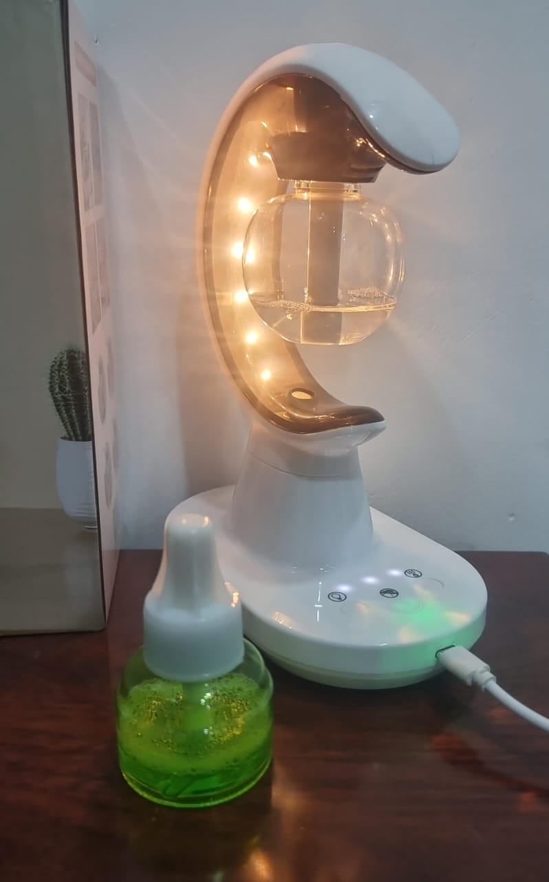 DELUXE 3in1 Humidified Mosquito Repellent Lamp Electric Mosquito Killer Lamp with Humidifier and Night Light