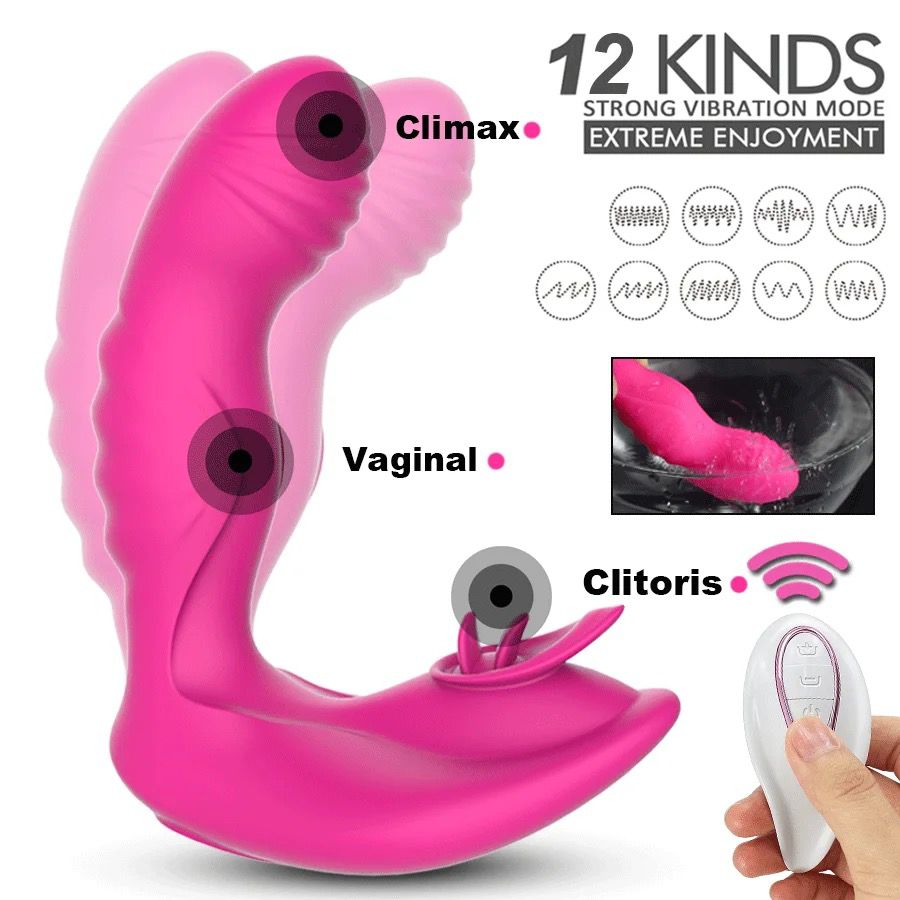 Original Double sided remote controlled Sex Toy, Wearable G Spot Vibrator Sex Toys for Women, Panty Vibrator Clitoral Stimulator, 12 Modes Wireless Love Egg with Remote control view 7