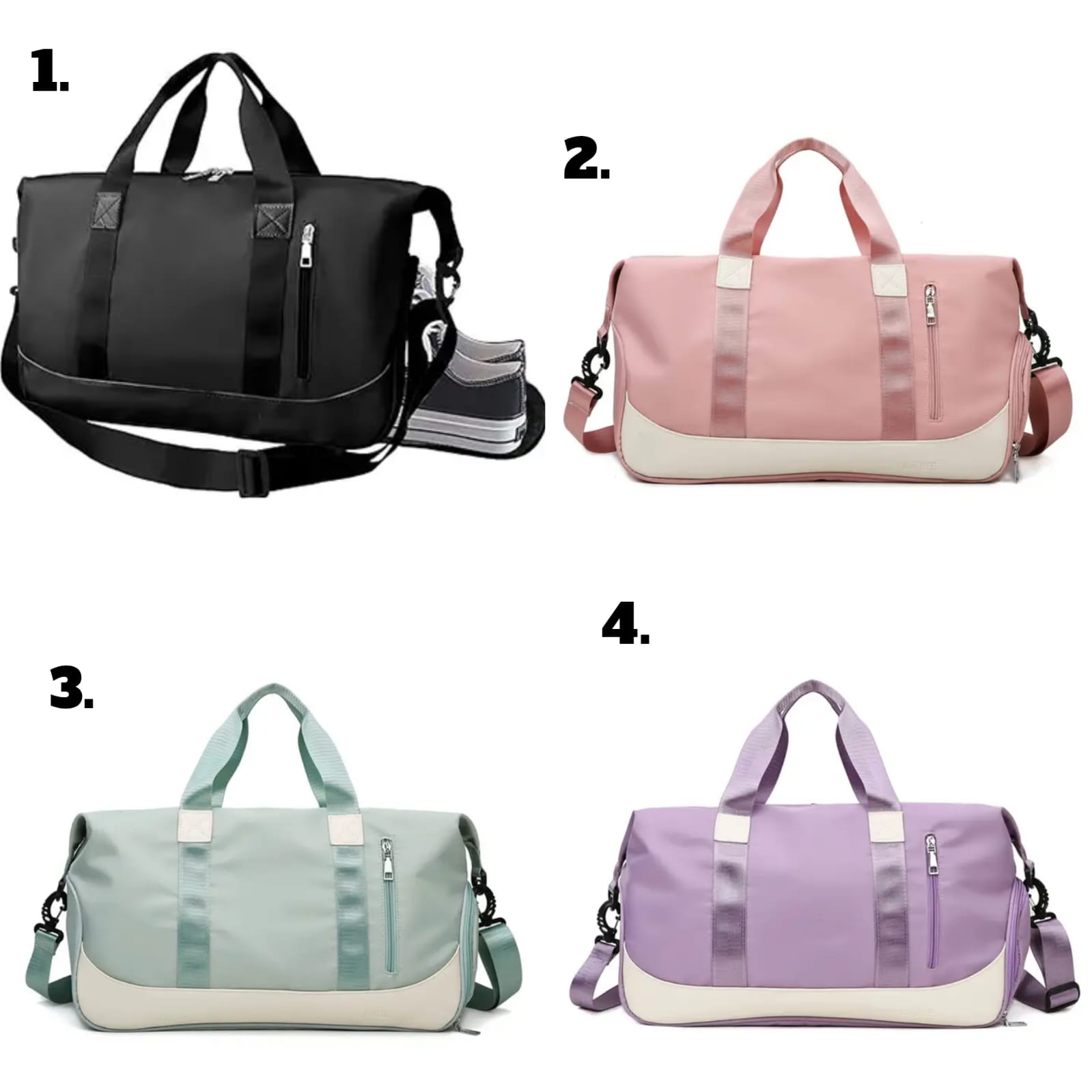 Quality travel/ gym bag Model: G037

🔅 Beautiful and spacious 
🔅Has shoe compartment 
🔅Waterproof 
🔅Easy to clean