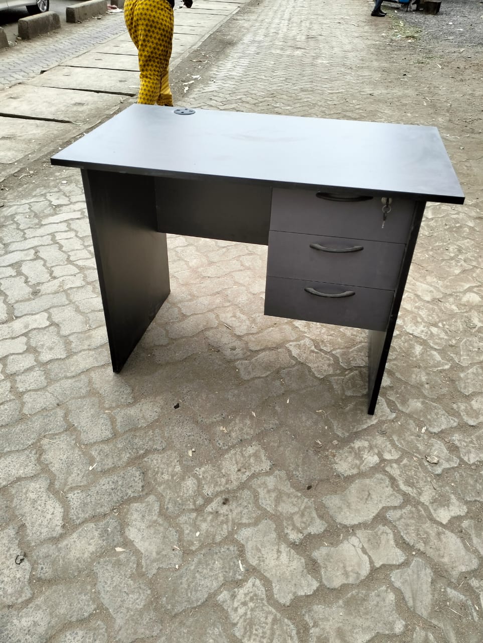 Executive Office desk available in colour grey
Wooden made

Portable

Made of hardwood wood