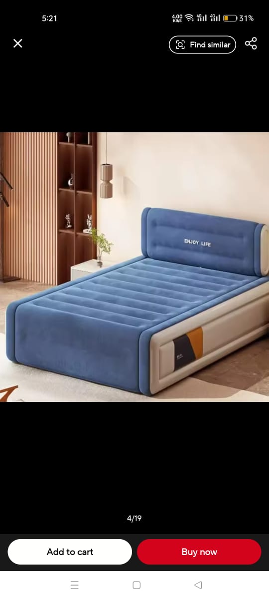 5by6 Automatic inflatable mattress household outdoor camping sleeping mattress moisture-proof mattress portable folding floor bunk
Big size 203*152*36 cm 5*6 inflatable air bed with head rest