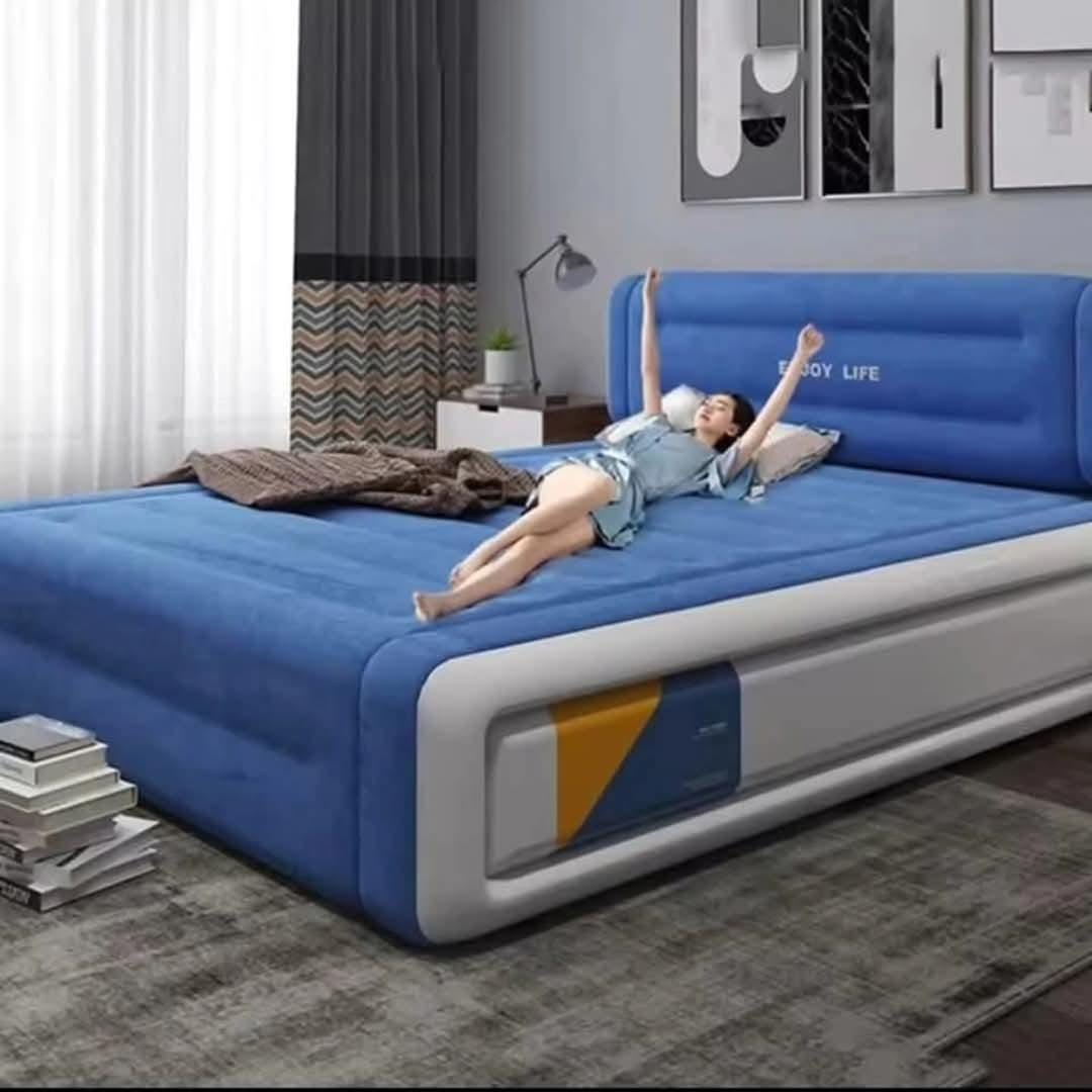 5by6 Automatic inflatable mattress household outdoor camping sleeping mattress moisture-proof mattress portable folding floor bunk
Big size 203*152*36 cm 5*6 inflatable air bed with head rest