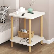 Multifunctional bedside table 
Living room side table.


Material: wooden 

Comes dismantled

Suitable as bedside or living room side table 

Colors : white 🤍, Marble 🤍 and brown 🟤