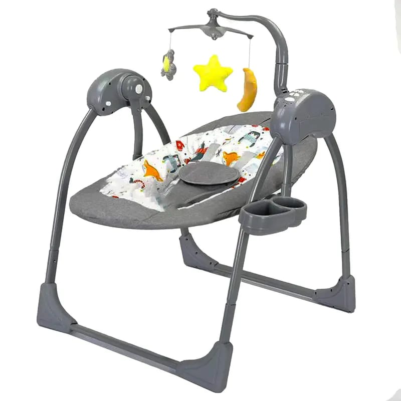 ELECTRIC REMOTE SWING BABY CRADLE
Full auto electric cradle for baby of 0-9month, gently swing cradle and arch lying bed let baby feel the same cozy and sense of security like lying in mom's arm.