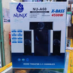 Nunix 3.1 Channel Multimedia Subwoofer Speaker System Mini Home Theater NU-A60 4500W PMPO Bluetooth Woofer
