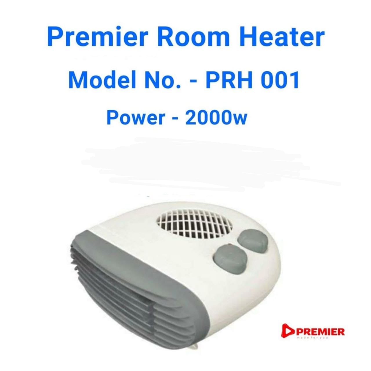 (Good Deal!) Premier room heater PRH-001 fan heater room heating 2000W warmer portable