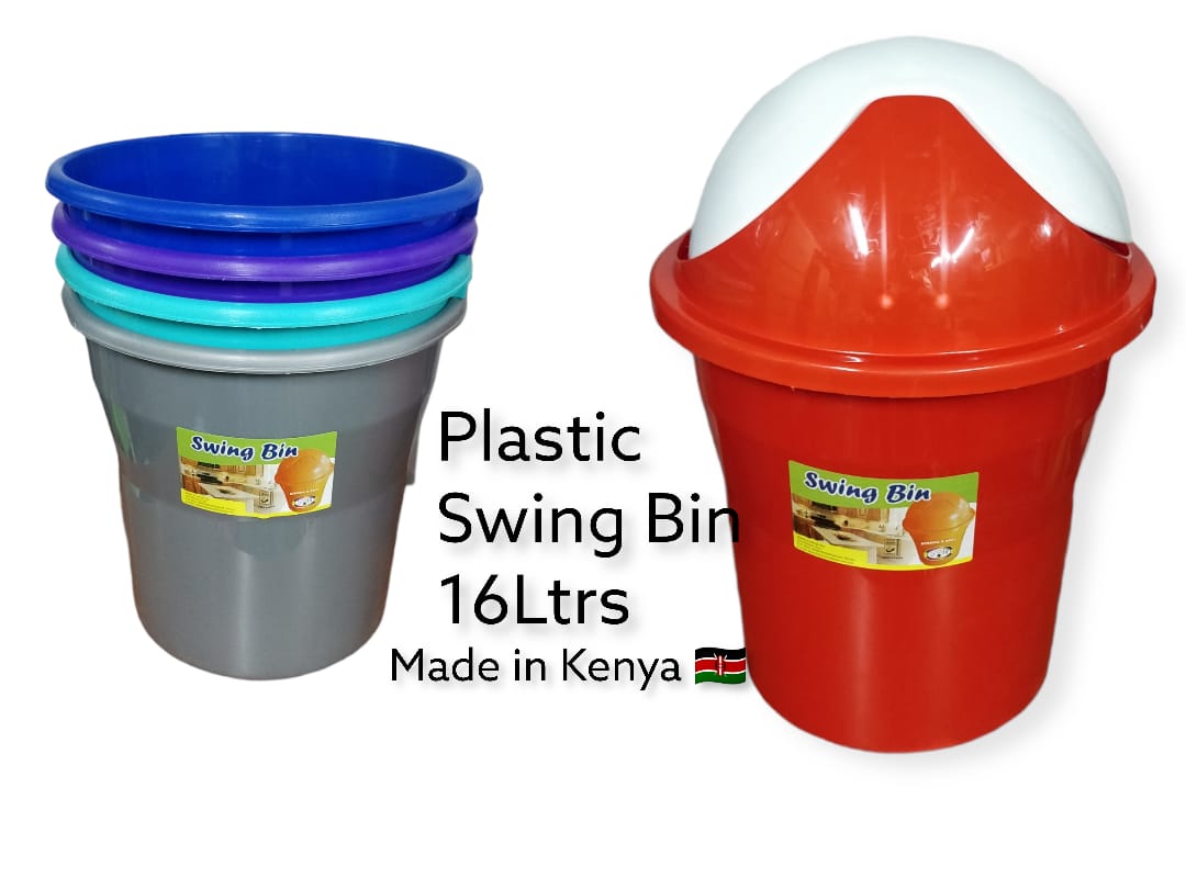 ✨ RESTOCKED 
Star Plastic Swing Bin 16Ltr  easy to clean, lightweight, extra strong keep surroundings clean hygienic