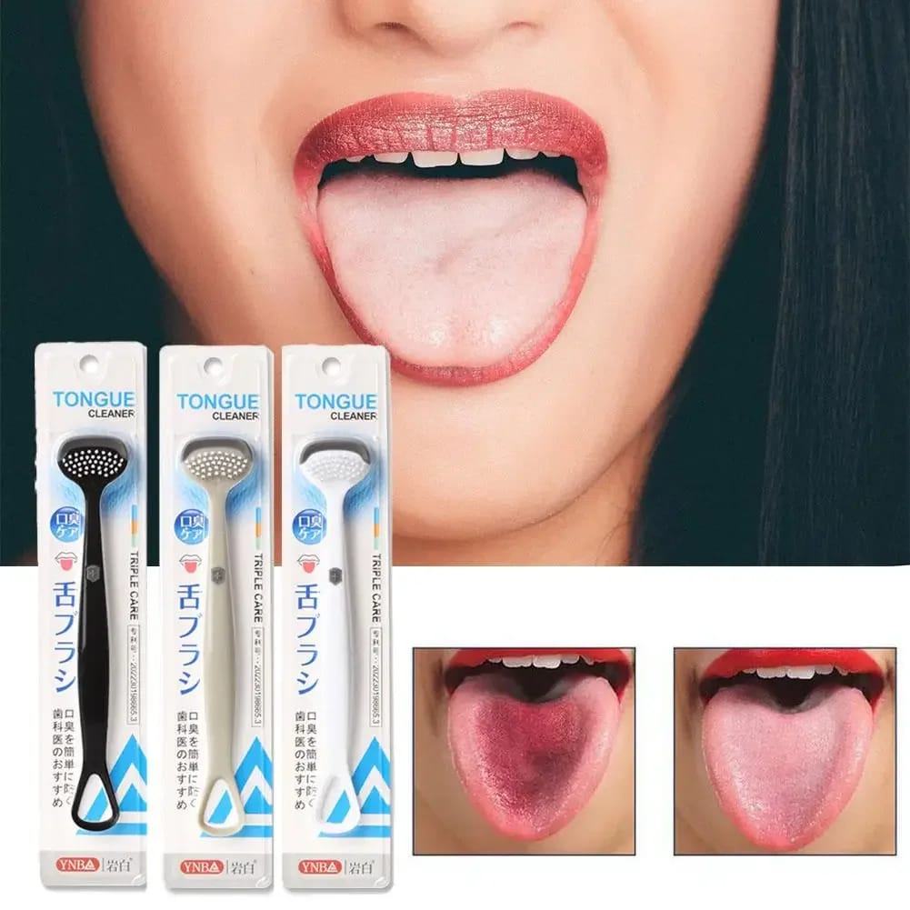 ⅞Silicone Scraper of The Tongue Double Side Professional Tongue Cleaner Reusable Tongue Cleaner for Men Women Oral Cleaning Tool
Tongue Cleaner