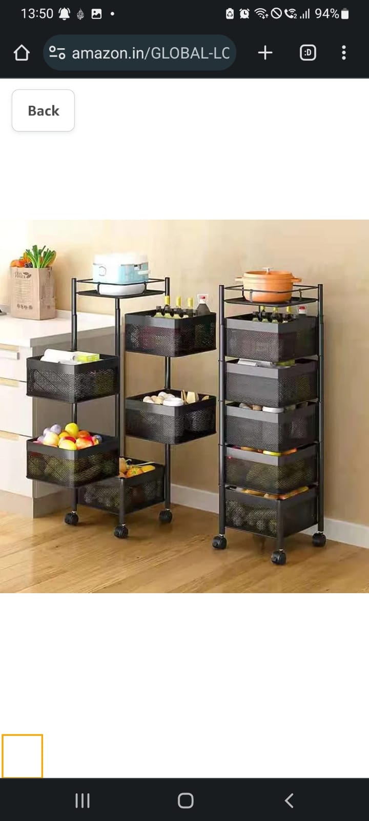 High quality kitchen rack  5-Tier design for maximum storage

Made from rust-proof carbon steel

Large capacity for dishes, mugs, and utensils

Easy drainage system with removable tray