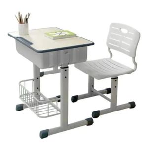 Anti-tip Leg Design  Adjustable Kids Study Table & Chair Set – Durable, Fun, Height-Adjustable Desk & Comfortable Chair for Studying, Writing & Creativity