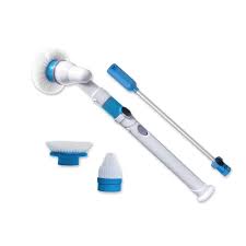 Hurricane Electric Spin scrubber ➡Has 3 replacement cleaning head brush for tub, tiles,floor etc
➡Portable rechargeable cordless with automatic rotation
➡Extends upto 44 inches
➡Single charge lasts up