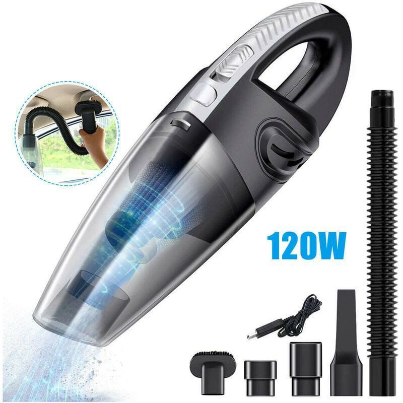 4-1 Portable wet and dry use Rechargeable wireless vacuum cleaner/ar cleaner....Ideal for carpets,hairs,sofa and car....cleaning power 120W...wet and dry usage