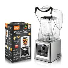 RAF R.2884 Commercial Electric Blender 1800W, Heavy Duty 2.0L Professional Smoothie Maker & Ice Crusher Machine for Home & Business Use, Stainless Steel 6-Blade System