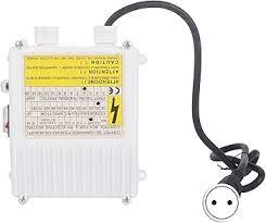 Control Box For AC Submersible Pump 0.5HP & 1HP Deep Well Water Pump Controller Switch with Thermal Protection Circuit Breaker