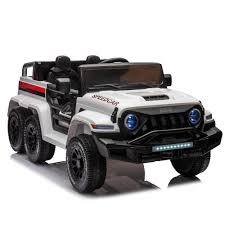 PM1105 6-Wheel Electric Ride-On Toy Car for Kids a powerful 6-wheel drive (6WD) vehicle for children with a parental remote control mode, multi-function music board, built-in horn, MP3 player, AUX inp