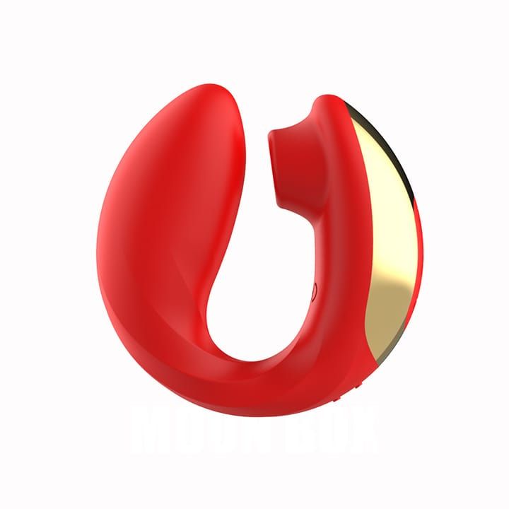Beautiful Moon Box Clitoral Sucking G Spot Clitoris Stimulator Dildo Vibrators Double-end Massager Vibrator Sex Toys for Women