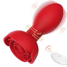 Rose Toy Anal Vibrator Dildo Butt Plug Vibrator Sex Toys for Men Women Remote Control G-Spot Anal Vibrator Prostate Massager view 2