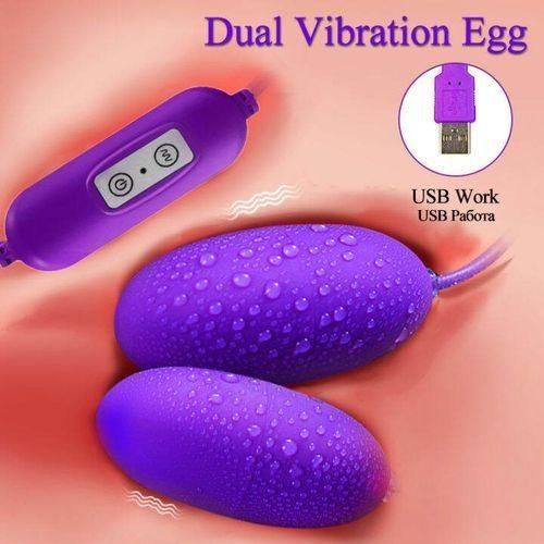 Dual Egg Vibrator  Suitable for beginners /those in need of more powerful toys