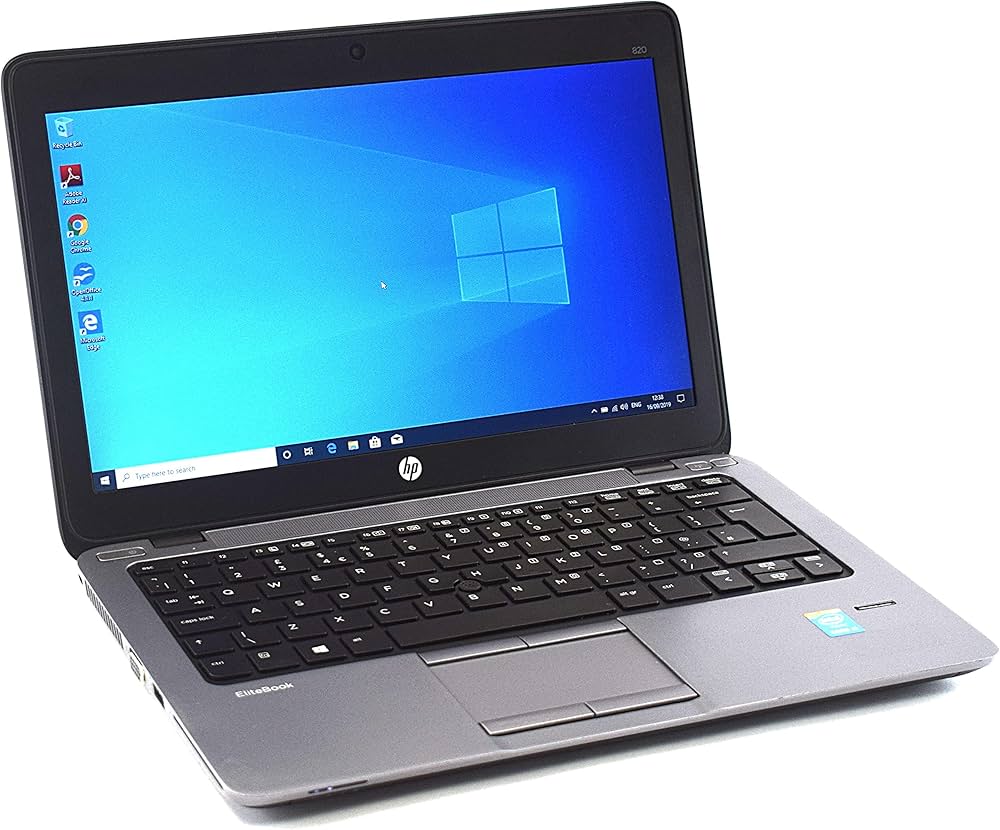 Refurbished Hp EliteBook 820 G3  Laptop Notebook |Computer|  Intel Core i5|  6th Generation|  8GB RAM| 256 GB SSD Storage| LED Backlit Keyboard HD Screen | Windows 10 Pro | Silver | 12.5" |MS Office