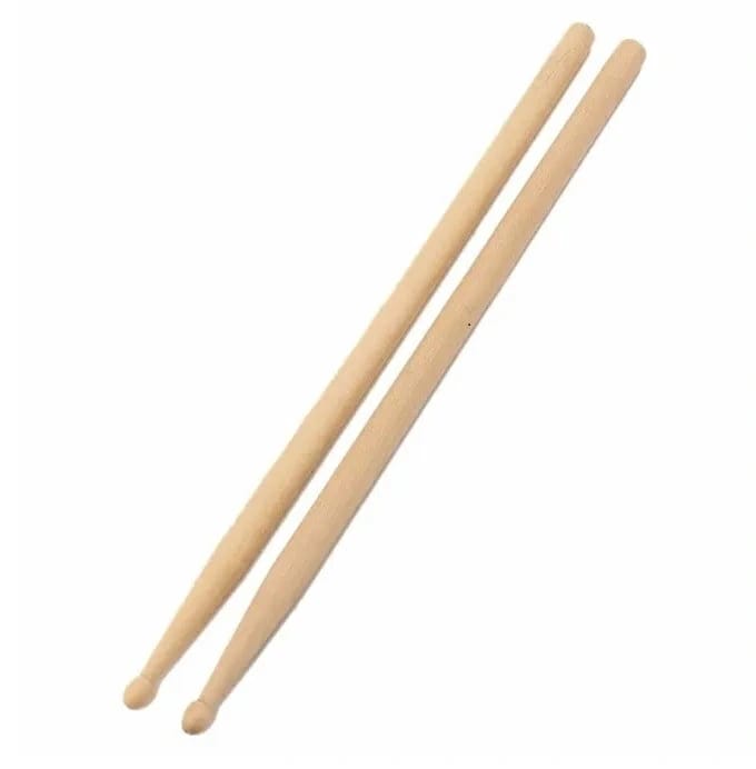 🔥🔥UNLEASH YIUR DRUMMING POTENTIAL 😇😇 New 2 pcs 5A drumsticks are crafted from high-quality maple, providing a comfortable grip and excellent response for any style of drumming.