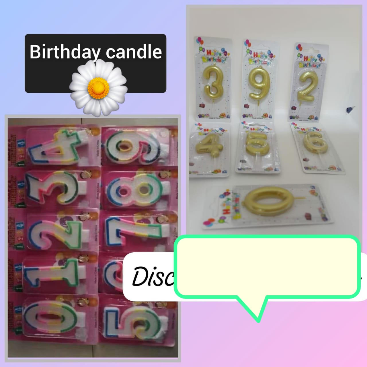 🎊🎊LET THE PARTY BLOOM 🎊🎊Cake Numerical Birthday Candles Number. Used for Cake Decoration on Birthday Parties and Wedding AnniversaryThe cake numeral candles is made of high quality wax, smokeless,