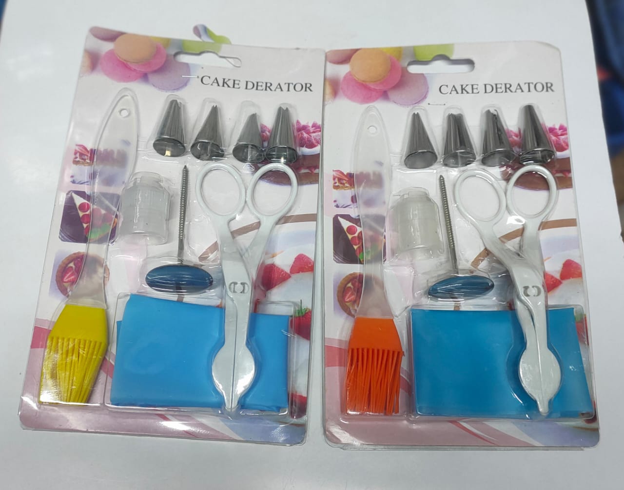 Cake Decorator – 10pcs Set
Create beautiful cakes with ease using this complete 10-piece cake decorating set. Perfect for beginners and professionals, it gives you all the tools you need for smooth ic
