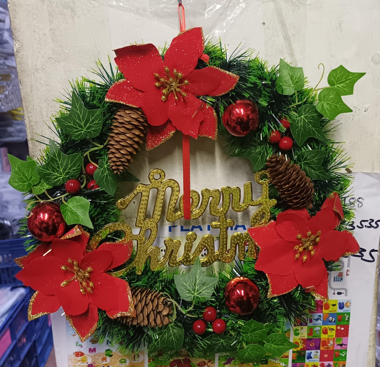 Christmas Door Wreath – 30 cm

Welcome the festive season in style with this beautifully crafted 30 cm Christmas door wreath. Perfect for adding a cheerful and elegant touch to your home décor.

Key F