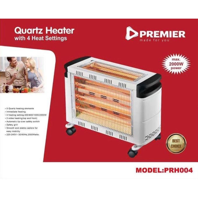 (OFFER!) Premier room heater PRH-004 room heating 2000W warmer portable High Quality Space Heater With 4 Heating Sides 2 heating sides (top and front)  energy saver