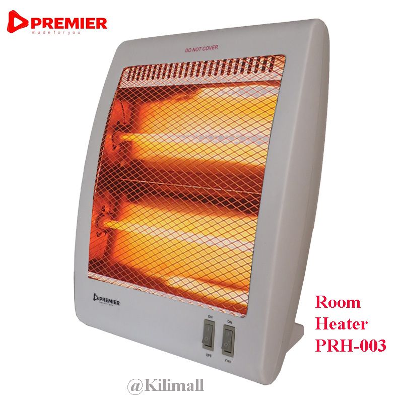 (SPECIAL OFFER!) Premier Room Heater Portable PRH-003 Room Heating 800W Warmer Portable Halogen Heater Variable Heat Settings Wide Angle Heat relector