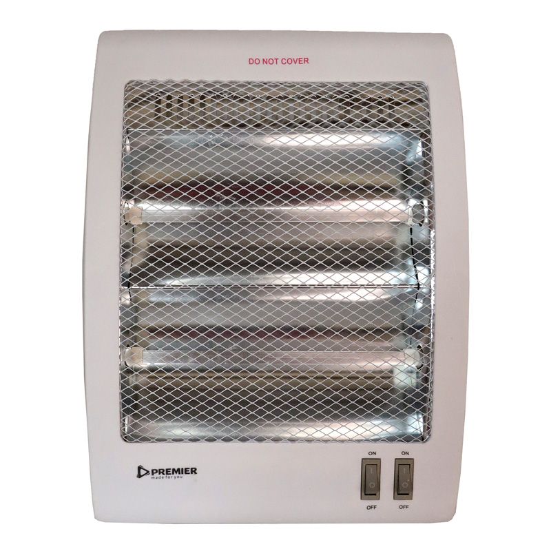(SPECIAL OFFER!) Premier Room Heater Portable PRH-003 Room Heating 800W Warmer Portable Halogen Heater Variable Heat Settings Wide Angle Heat relector
