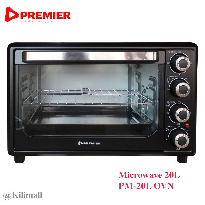 (HOT DEALS)Premier Electric Microwave Oven With Rotisserie And Convention Fan 20LTRS Normal Black Oven Electronics And Appliances Small Appliances Kitchen Appliances ovens