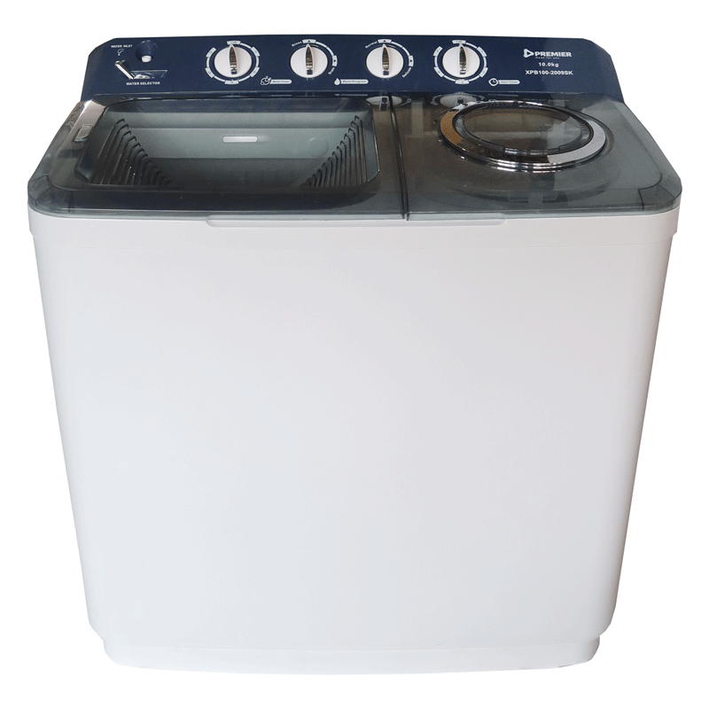 PREMIER TWIN TUB WASHING MACHINE  XPB-100-2009SK 10KG WASHER/6KG DRYER Top Loading Washing Machine Semi Automatic ,All In One Combination Washers and dryers