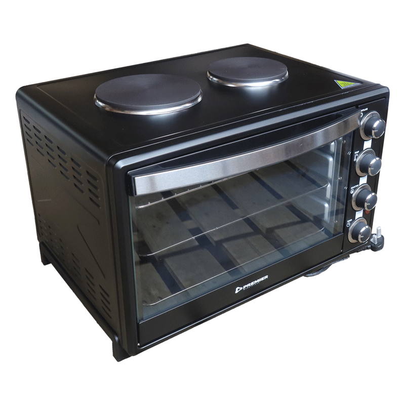 Premier 60L Electric Microwave Oven Black Hosing And Panel  Black 2200 Watts With 1 Year Warranty Electronics And Appliances Small Appliances Kitchen Appliances ovens