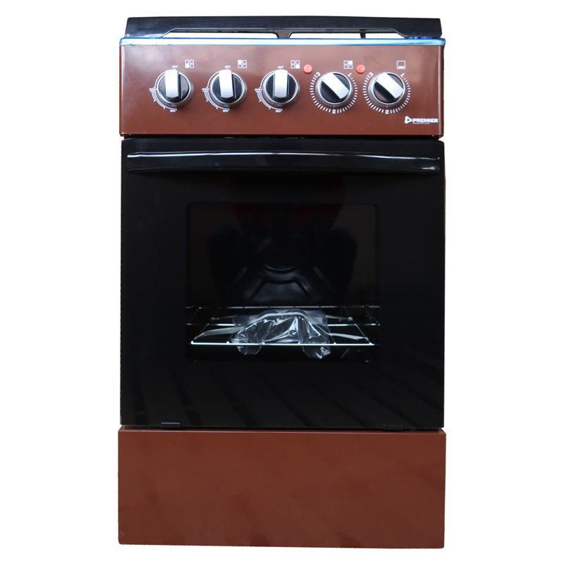 Premier 3 Gas and 1 Eletric Burner Cooker With Electric Oven Auto Ignition electronics and appliances home improvement standing gas cookers brown