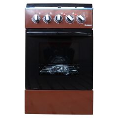 Premier 50*55 Free Standing 3 Gas Cooker +1 Hotplate Electric Cooker With Electric Oven Auto Ignition electronics and appliances home improvement standing gas cookers brown