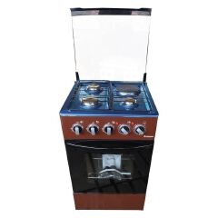 Premier 50*55 Free Standing 3 Gas Cooker +1 Hotplate Electric Cooker With Electric Oven Auto Ignition electronics and appliances home improvement standing gas cookers brown