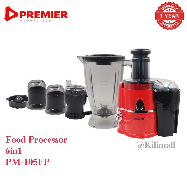 Premier 6 in 1 multifunctional blender PM-105FP food processor blender juicer  with 1 year warranty grinder chopper electronics and quality  kitchen appliances blenders counter top blenders