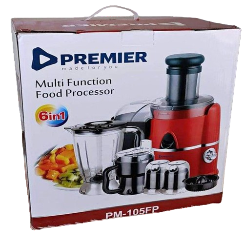 Premier 6 in 1 multifunctional blender PM-105FP food processor blender juicer  with 1 year warranty grinder chopper electronics and quality  kitchen appliances blenders counter top blenders