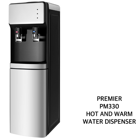 PREMIER Water Dispenser Top Loading Hot and Normal With Storage Cabinet For Office and Home Energy Saving Household Appliance 1 Year Warranty