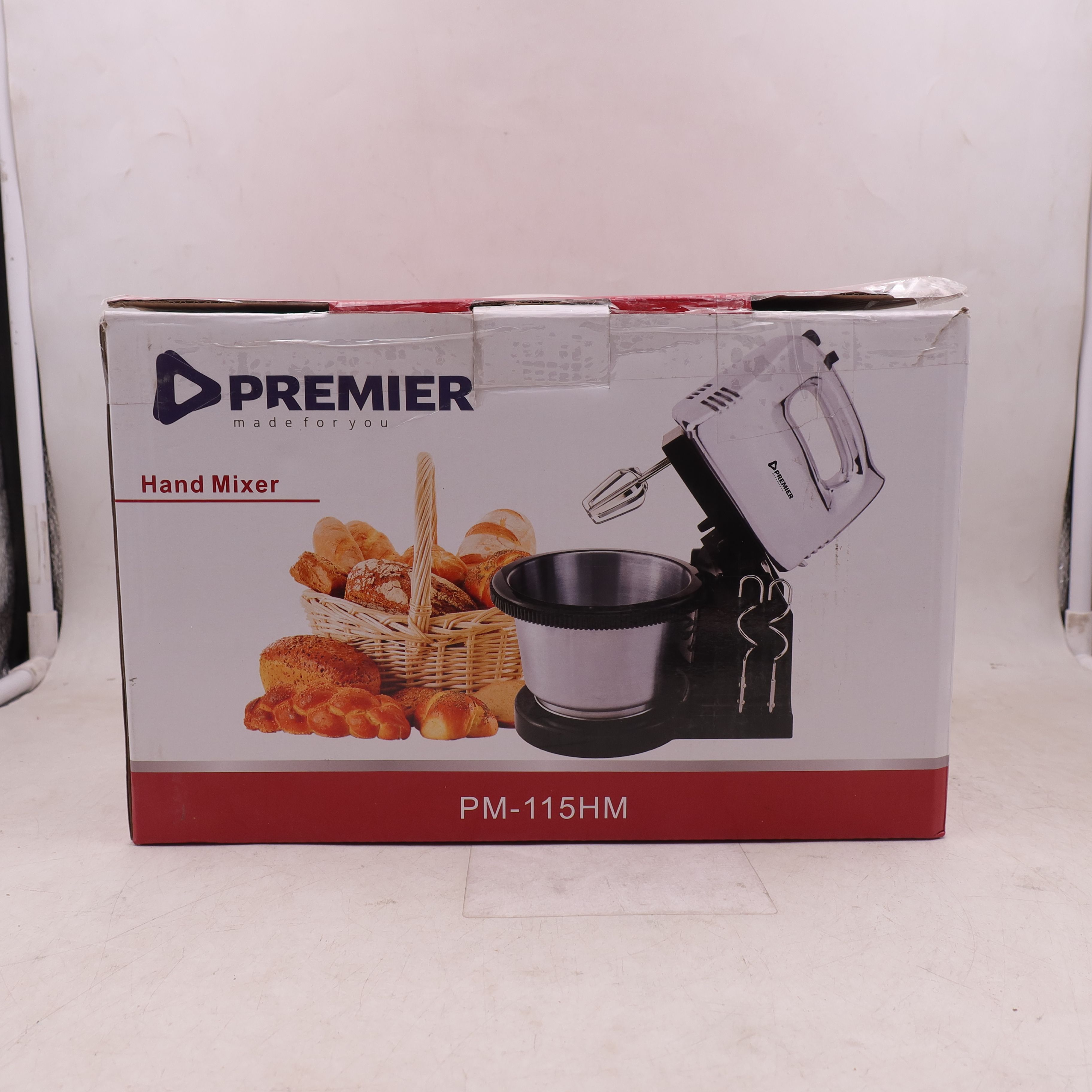 Premier Quality 2L Electric Stainless Steel Hand Mixer PM-115 HM