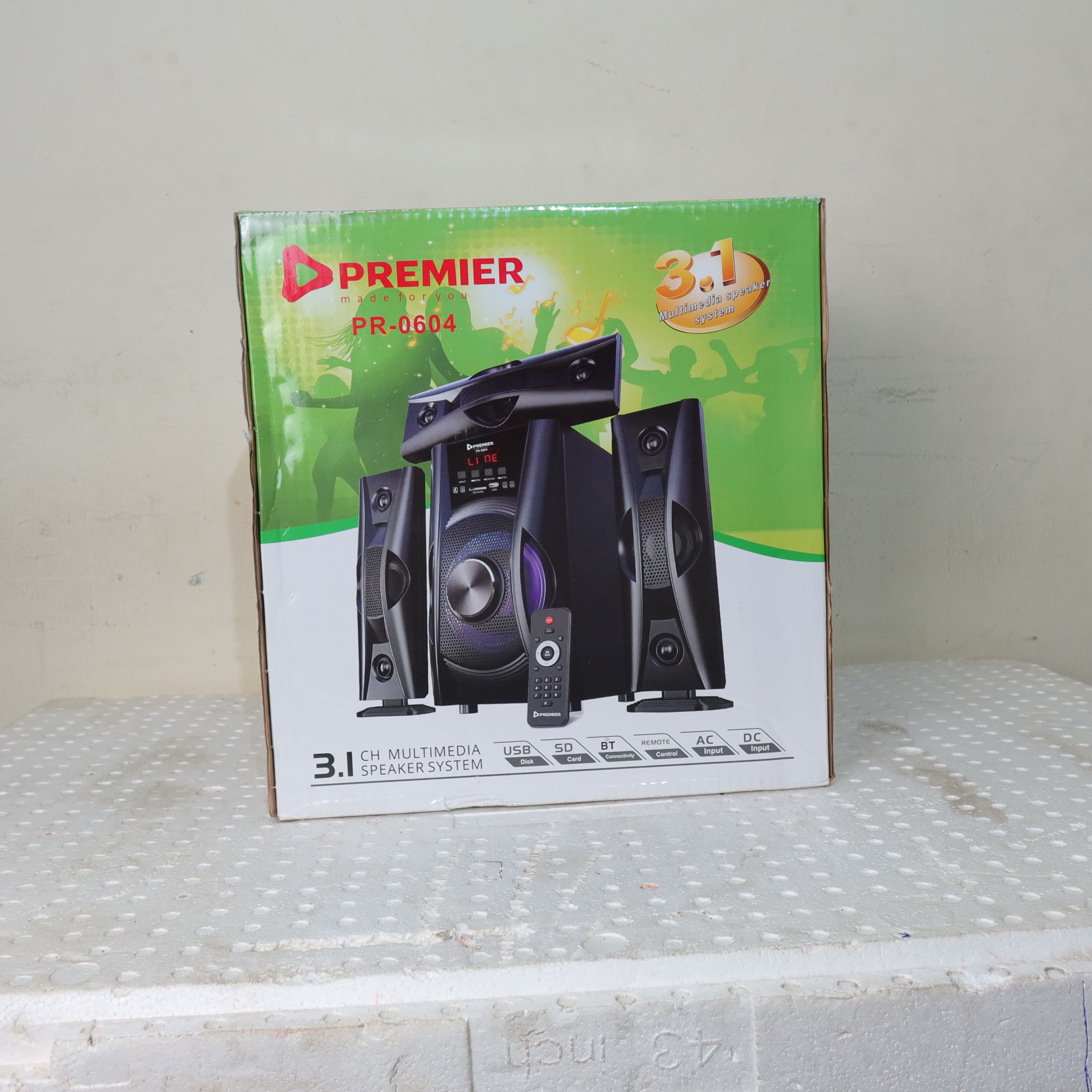 Premier 3.1 CHANNEL MULTIMEDIA SPEAKER SYSTEM