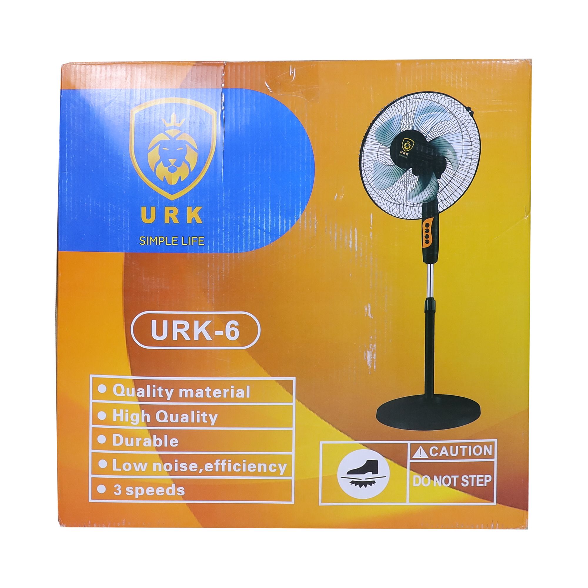 URK 16" Modern Standing Quiet Fan to Cool Your Surrounding Enjoy coolness at your place whether in the office, at home, or outdoors with this unique modern fan