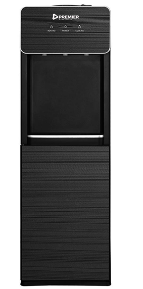 PREMIER PM-332 Standing Water dispenser Hot Cold and Normal water storage cabinet Child lock Prevent dry heating Low Noise Stainless steel Perfect for Home or Office Use with 1 year warranty
