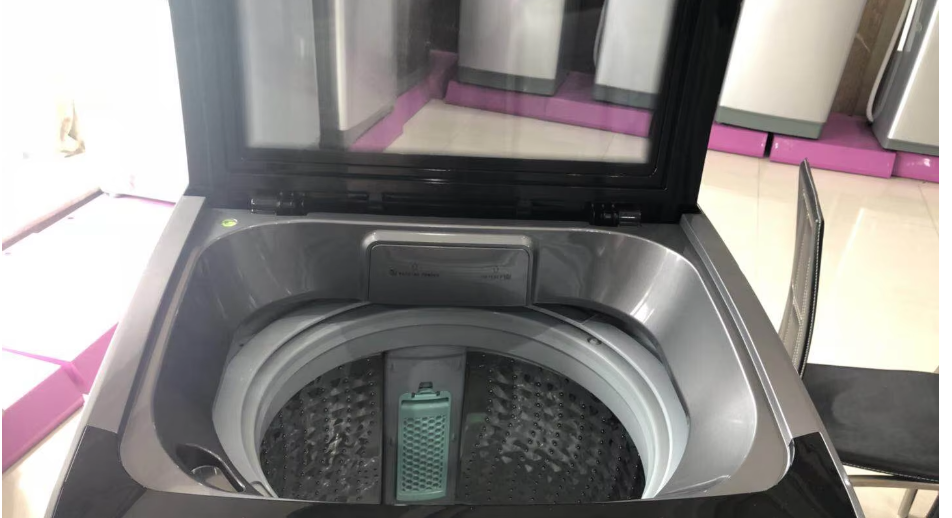 Premier 12Kg Fully Automatic Washing Machine Stainless Steel Big Drum Size Fit 7x8 King Size Duvet Fuzzy Logic Washing Machine, LED Digital Display, Hot/Cold Water Twin Jet Inlets, Child Lock,