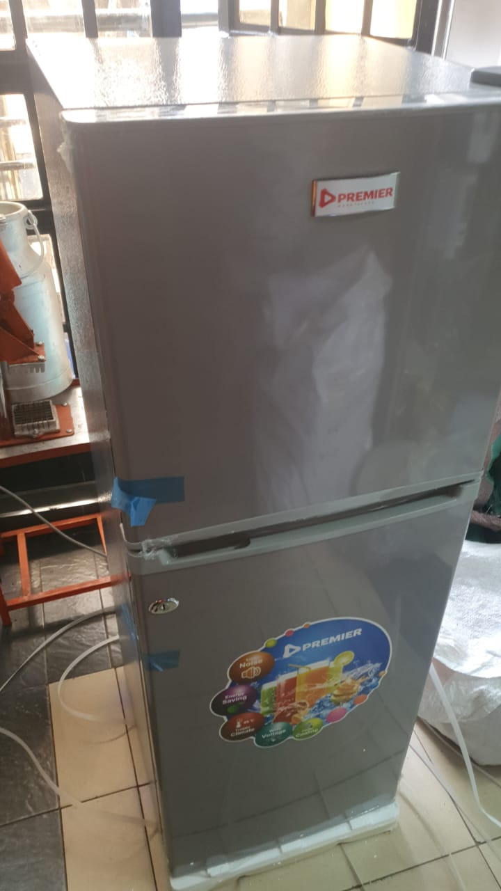 (CRAZY OFFER) Premier 128L double door fridge PM-128L Silver XL home fridge two doors refrigerator with 1 year warranty electronics and appliances home improvements refrigerators
