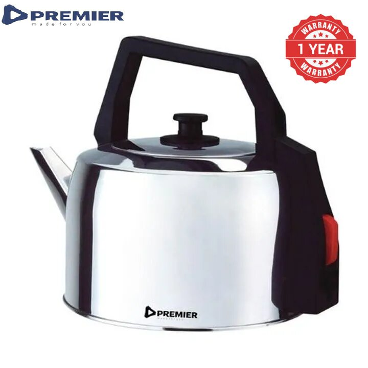 Premier 4.5L Electric Kettle PM-107  Energy Efficient Electric Water Kettle Heater Jug Cordless Stainless Steel detachable power cord boil dry protection over heat protection auto or manual switch off