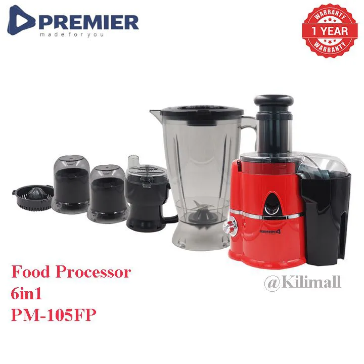 Premier 6 in 1 multifunctional blender PM-105FP food processor blender juicer  with 1 year warranty grinder chopper electronics and quality  kitchen appliances blenders counter top blenders