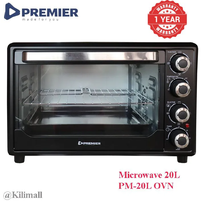 Premier Electric Microwave Oven With Rotisserie And Convention Fan 20LTRS Normal Black Oven Electronics And Appliances Small Appliances Kitchen Appliances ovens
