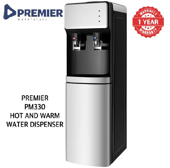 PREMIER Water Dispenser Top Loading Hot and Normal With Storage Cabinet For Office and Home Energy Saving Household Appliance 1 Year Warranty